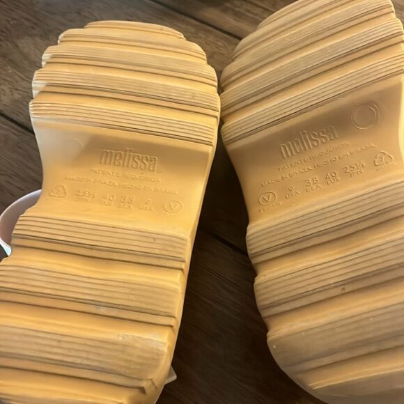 Melissa| Women's sandals brown and black color size 9 - Picture 7 of 7